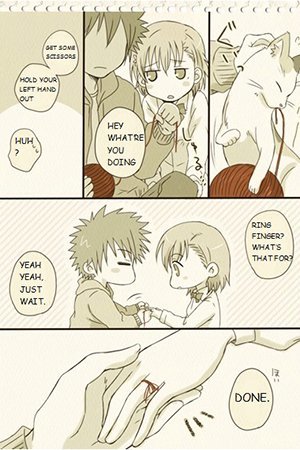 To Aru Majutsu no Index - Kamijou & Mikoto are a little embarrassed (doujinshi)